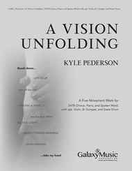 A Vision Unfolding SATB Choral Score cover Thumbnail